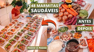 🔥 48 MARMITAS CONGELADAS SAUDÁVEIS PARA O MÊS CARDÁPIO COMPLETO GOSTOSO E FÁCIL