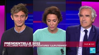 Présidentielle 2022 : F. Hollande fustige les candidatures 