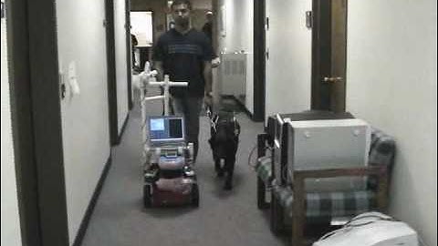RG, Robotic Guide for the Blind, Guides a Visually Impaired Individual