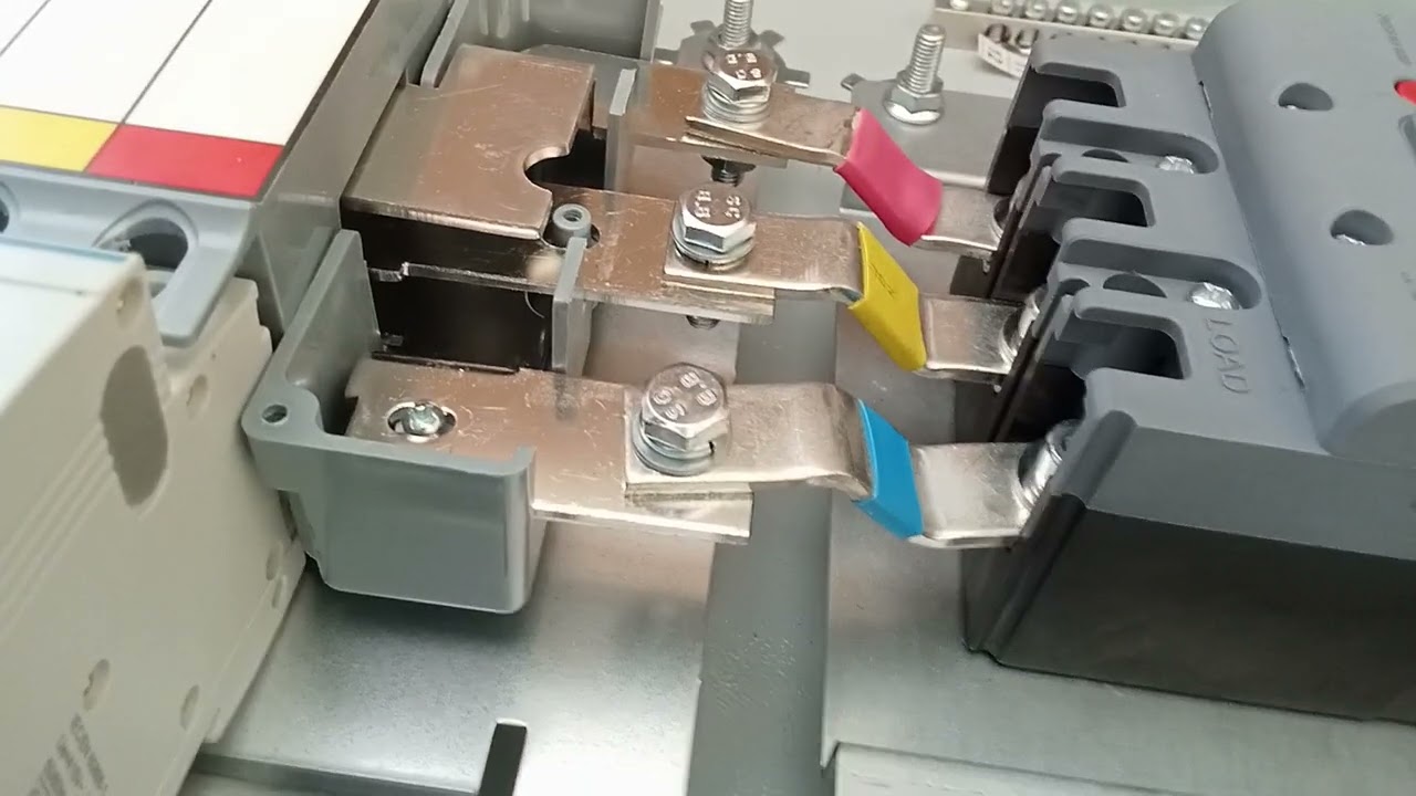 Panel board install breaker 