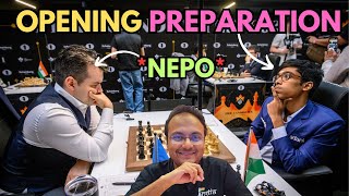 Praggnanandhaa's insane opening preparation | Pragg vs Nepo | FIDE Candidates 2024