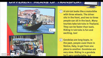 Get Smart 4: Different Means of Transport (TB 62, 63)