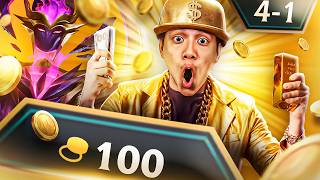 A Set 17 Econ Masterclass... Level 8 on 4-1 with 100G!
