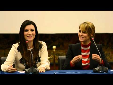 Laura & Paola: conferenza stampa Pausini e Cortellesi