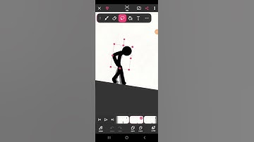 Really easy stickman walk animation tutorial| Game name flipaclip #flipaclip