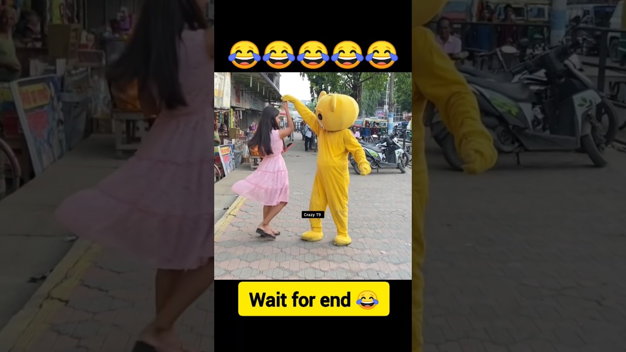 Teddy dance with cute girls🤪 | prank | prank video | crazy teddy 9 | 