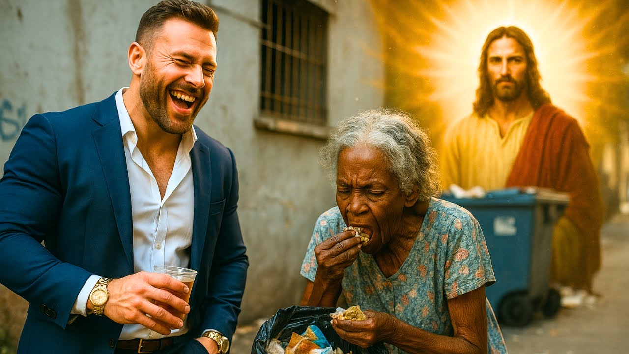JESÚS HIZO PAGAR AL HIJO QUE OBLIGÓ A SU MADRE A COMER DE LA BASURA — EL FINAL FUE DIVINO