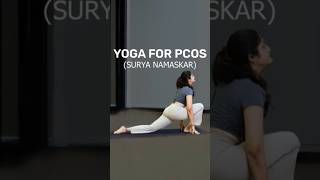 Yoga For PCOS | Surya Namaskar | PCOS Exercise At Home | #shorts #YogaForPCOS
