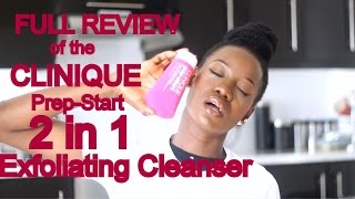 2 in 1 exfoliating cleanser clinique