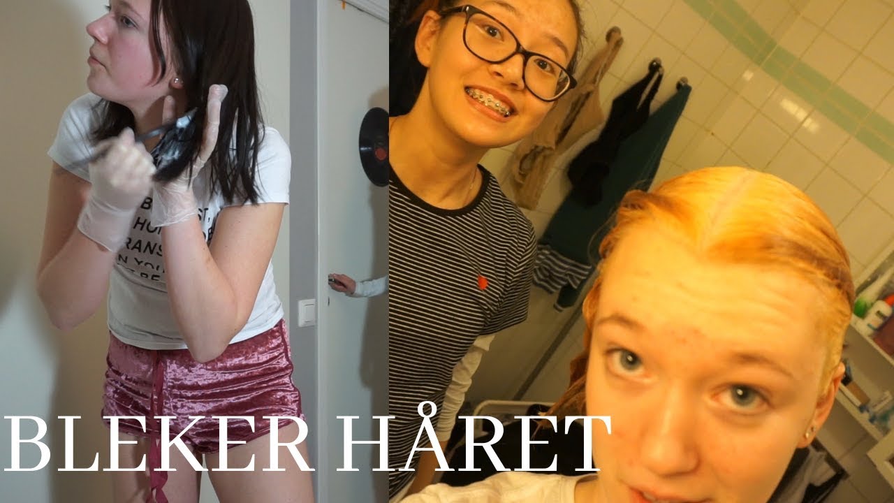 BLEKER OCH FÄRGAR HÅRET LILA fail