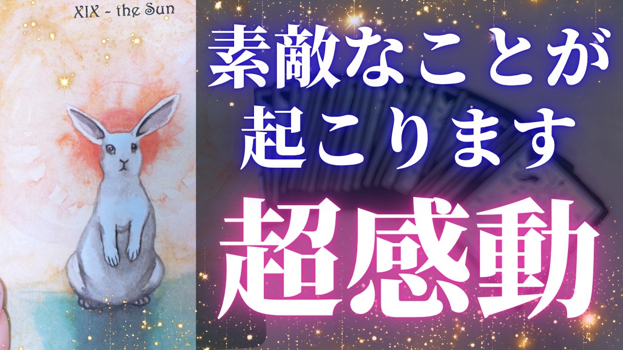 【うるっときました🥹】これからあなたに訪れる超素敵なこと♡﻿【当たるタロット占い】【オラクルカードリーディング】【再放送】