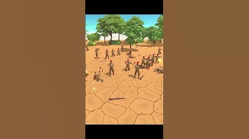 50 Battle Droids obliterating World War 2 Soldiers - Age Of Warbots #battlesimulator #arbs