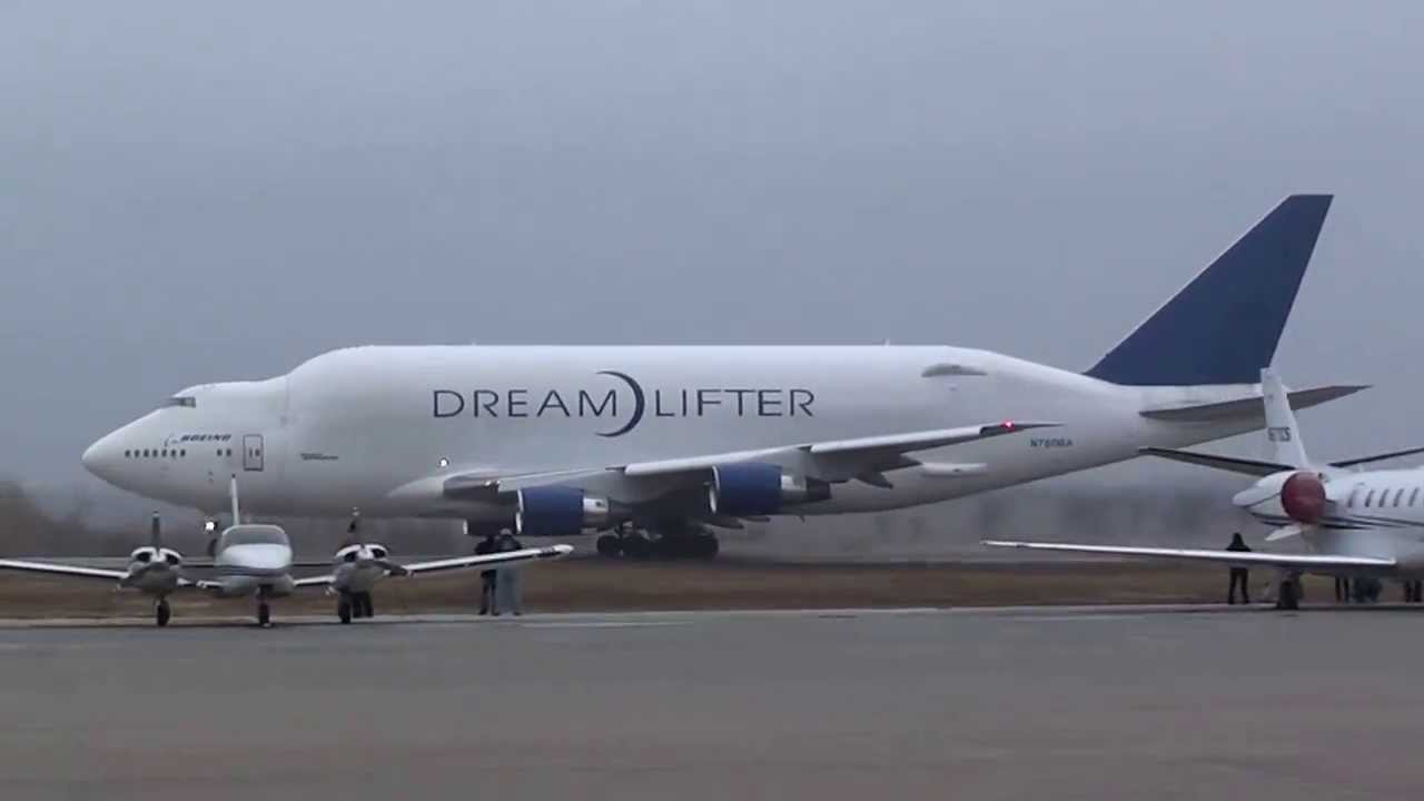 DreamLifter Takeoff from Colonel James Jabara Airport Wichita, KS YouTube