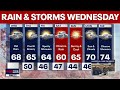 DC weather: Showers and thunderstorms likely Wednesday