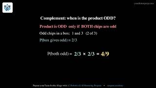 2015 AMC 8 – Problem 7: Product of Two Chips Even | Your Future Prep