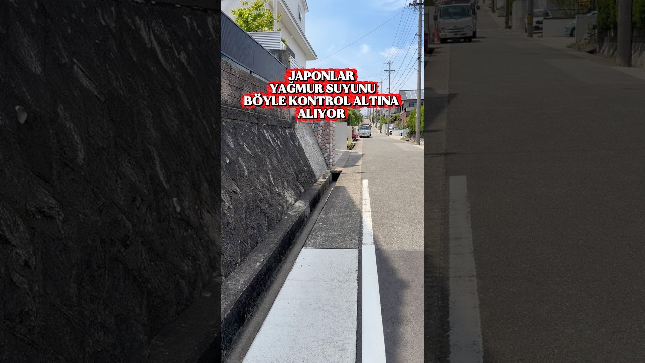 Japonlar yağmur suyunu nasıl kontrol altına alıyor…