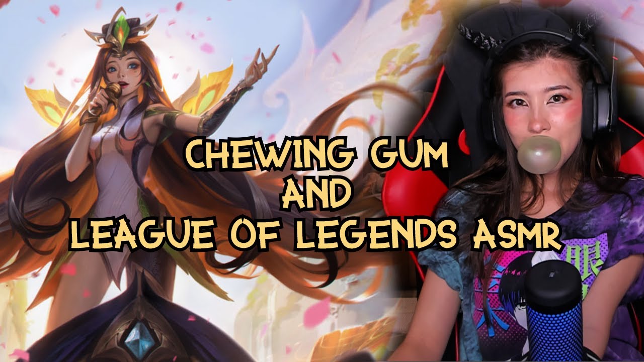[LOL ASMR] NO ADS CHEWING GUM, TYPING, CLICKING, WHITE NOISE GRACEFUL PHOENIX SERA IN RANKED