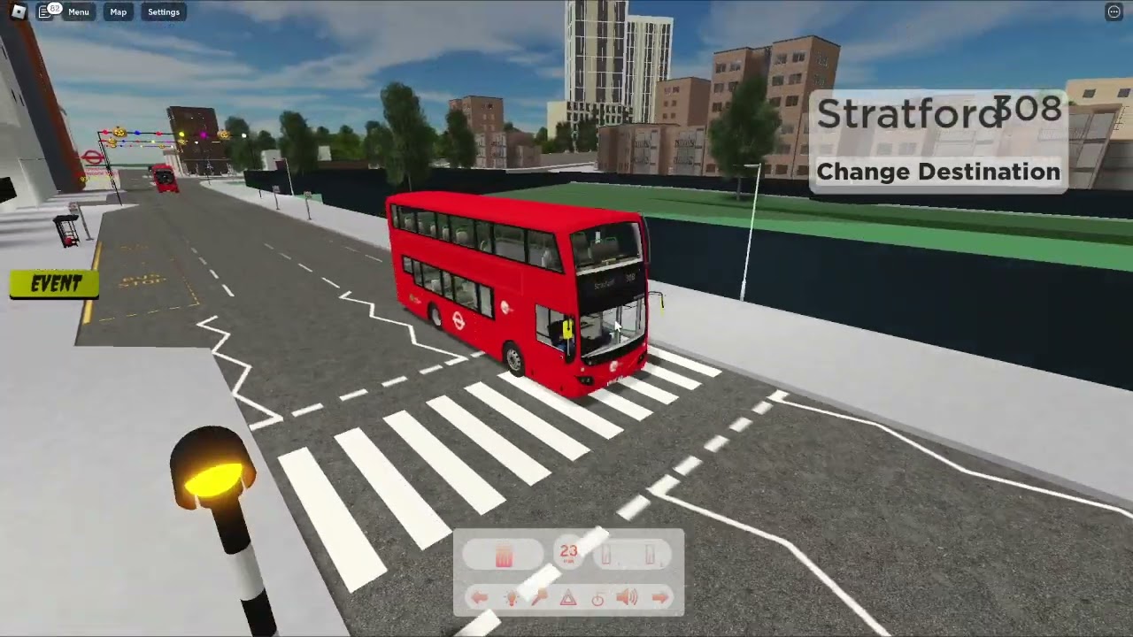Roblox London & East Bus Simulator  MCV Evoseti Route 308 Lea interchange-Stratford