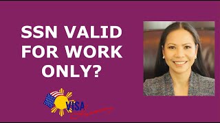 SSN Valid for Work Only?