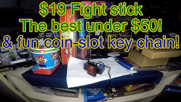 "Best sub $50 arcade fight stick, Arcade Coin slot key chain by New Wave Toys!":Der999 Unboxes/Shows