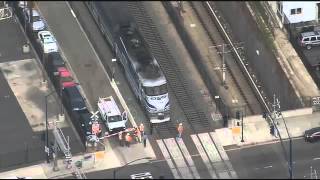 Pedestrian Killed by Train (Raw Video of the scene after the incident) - Jan 21 2014