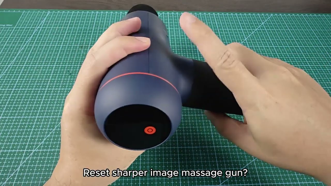Reset Sharper Image Massage Gun