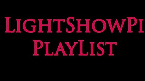 Making A Music PlayList On LightShowPi Software For Christmas Light Setup