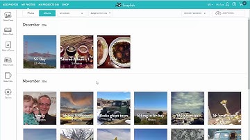 Working with your albums in Snapfish