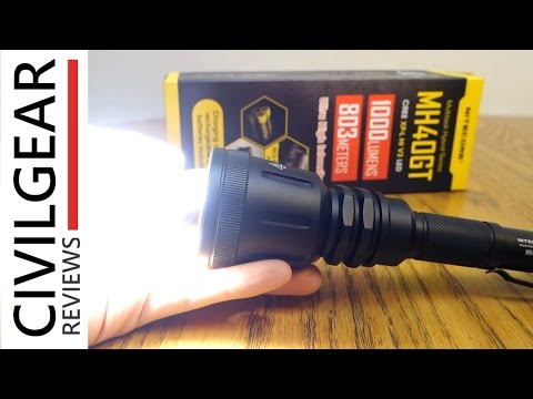 Nitecore MH40GT Flashlight Review ... everyone needs a lightsaber