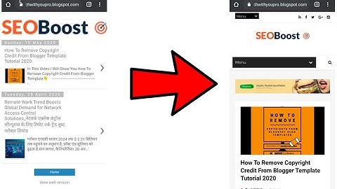 theme not working properly in mobile | | Kisi bhi Blogger theme Ko Mobile Responsive Banaye in 2020