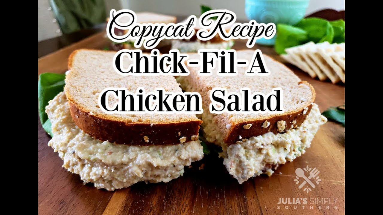 Copycat Chick fil a Chicken Salad Recipe