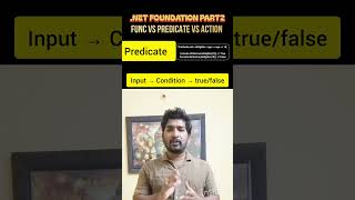 C# Func vs Predicate vs Action 🔥 | Easy Explanation #Shorts #viral #trending