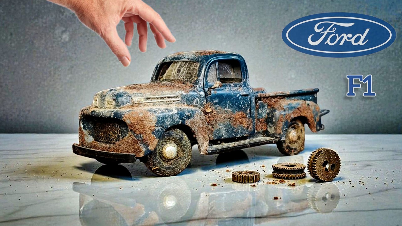Полная реставрация Ford F-1 | От заброшенного и грязного состояния до как нового | До и После | ASMR