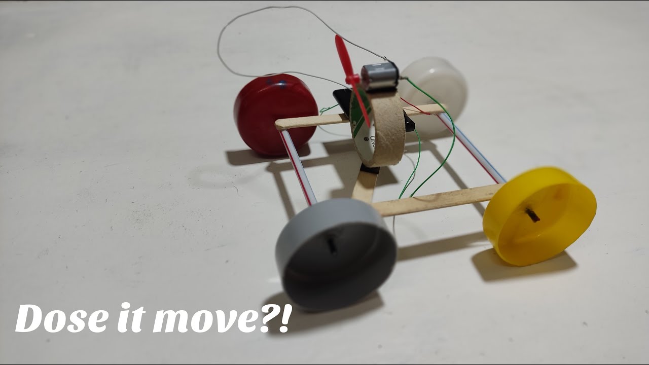 How to make fan car with recycled materials, armature, etc