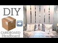 DIY CARDBOARD HEADBOARD