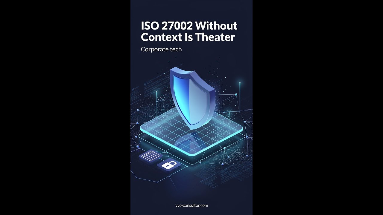 ISO 27002 Without Context is Security Theater