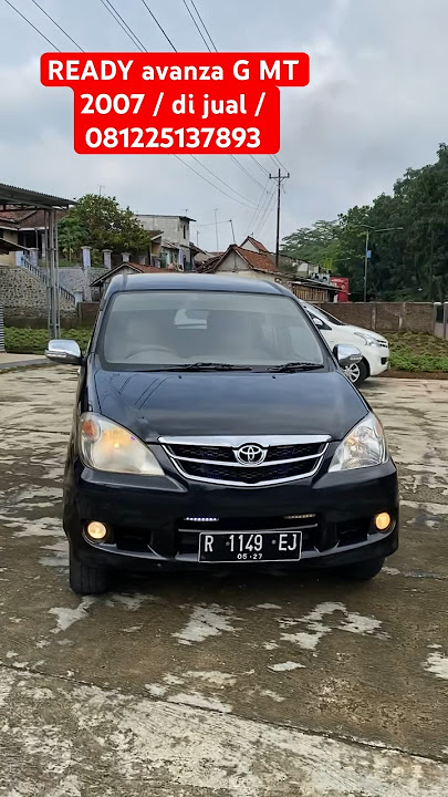 Jual Toyota Avanza G 1.3 mt 2007 #mobilbekaspurwokerto #avanza2007 #avanzabekas2007