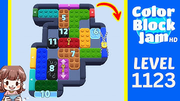 Color Block Jam Level 1123 Solution Walkthrough