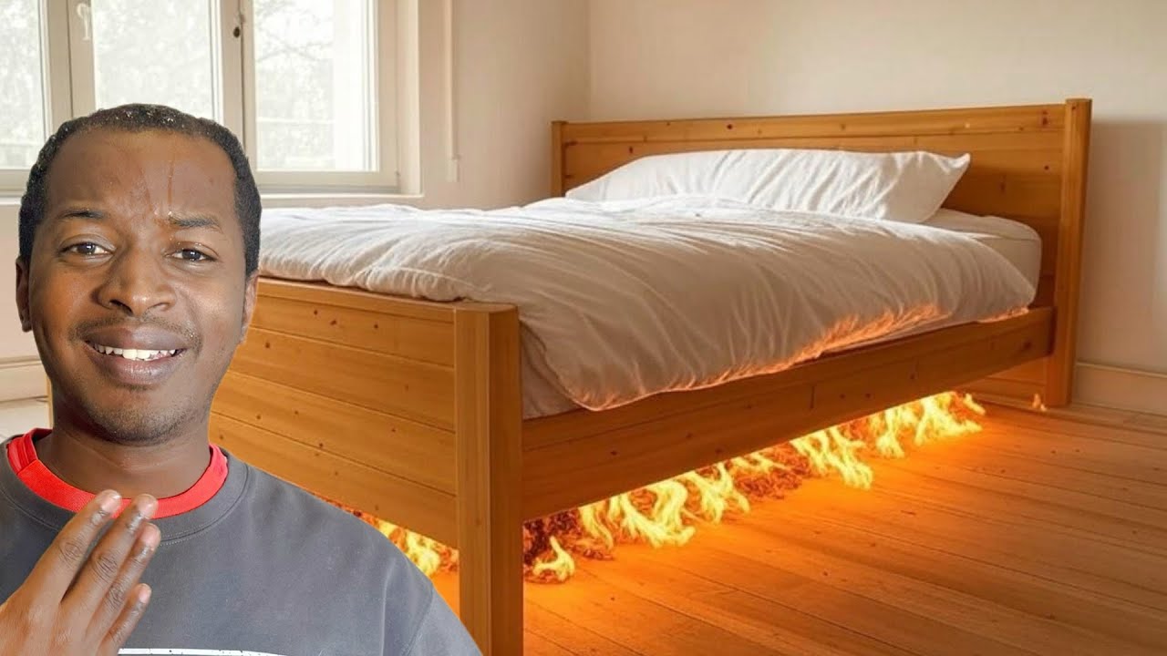 This Chinese bed is on FIRE