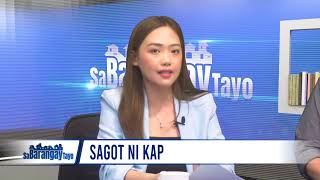 Pwede ba magpakulong ang Tanod ng barangay? at iba pang tanong Sagot ni Kap na bagong co-host ng SBT