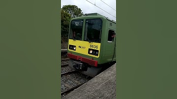 Dart class 8600 no. 8636 class 8520 departing salthill bound for bray