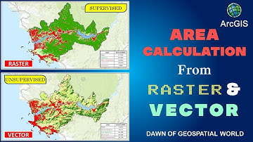 Calculate Area from Raster & Vector in ArcMap | Area Calculation