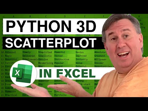 Excel Python 3D Scatterplot - Episode 2620 - MrExcel Video on YouTube