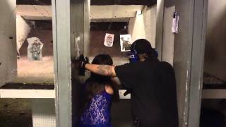 Shooting pink Hello Kitty AK47