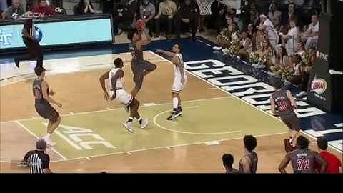 Goaltending violation called - Video Review of the call - NCAA Rules apply