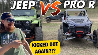 Sneaking RZR’s Into A Jeep Blessing | Pro R & Pro XP Take On Jeep Course