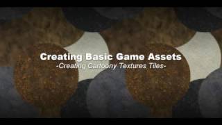 Creating Basic Game Assets [Timelapse][03] - Creating Cartoony Texture Tiles