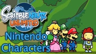 Scribblenauts Unlimited - Nintendo Characters & Items