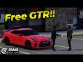 Giving Away a Nissan GTR to a Random Person in Grand RP..