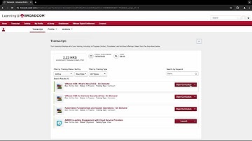 VMware Digital Learning - Find Your Transcript